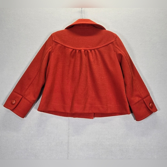 Pou Dou Dou  Jacket Women’s M  Orange Crop Blazer - Picture 2 of 11
